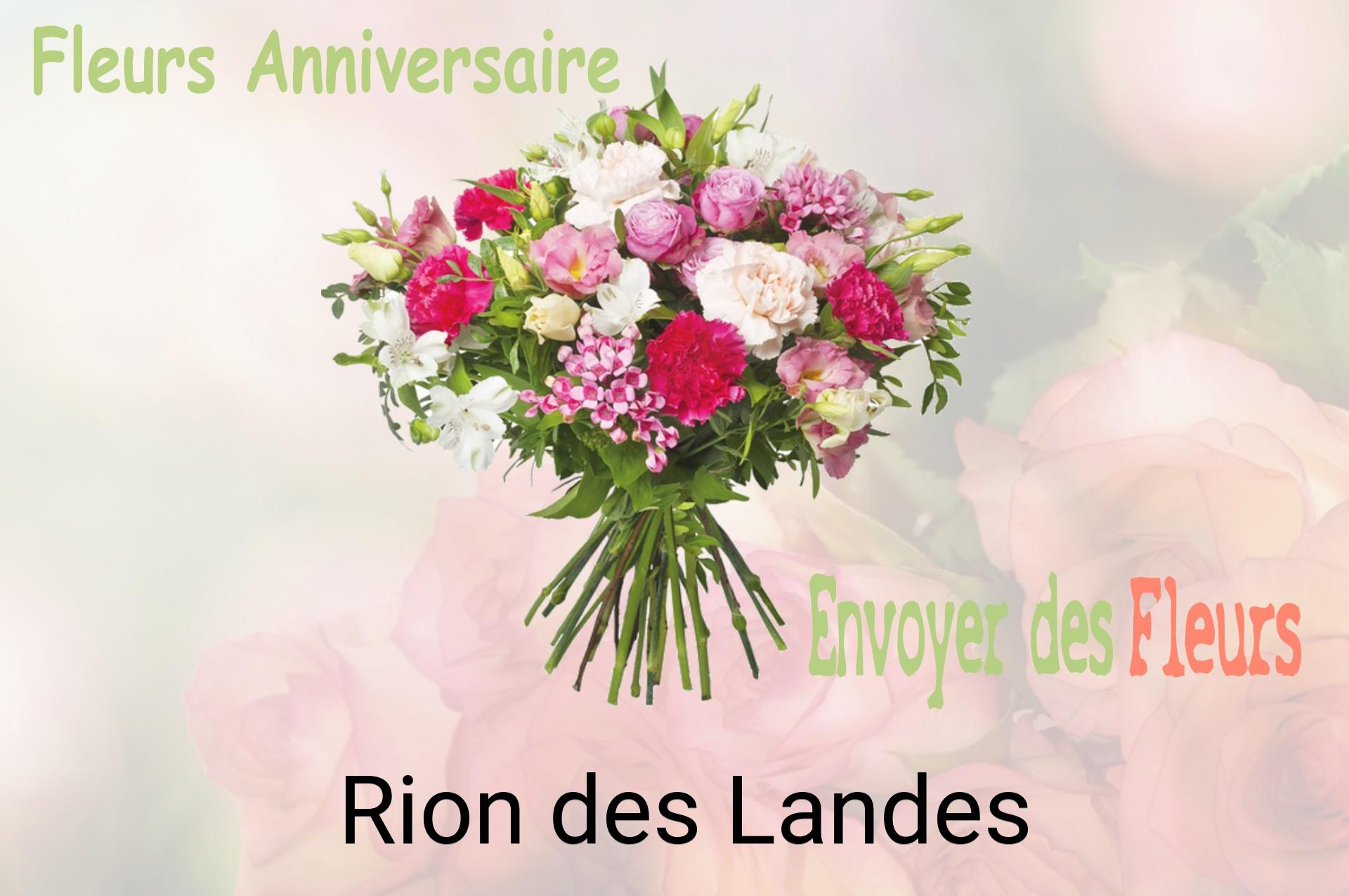 Bouquet de fleurs d’anniversaire livré à Rion-des-Landes
